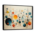 thumbnail image 2 of Designart "Green Beige Mid Century modern Retro III" Mid-century Floater Framed Canvas Print, 2 of 7