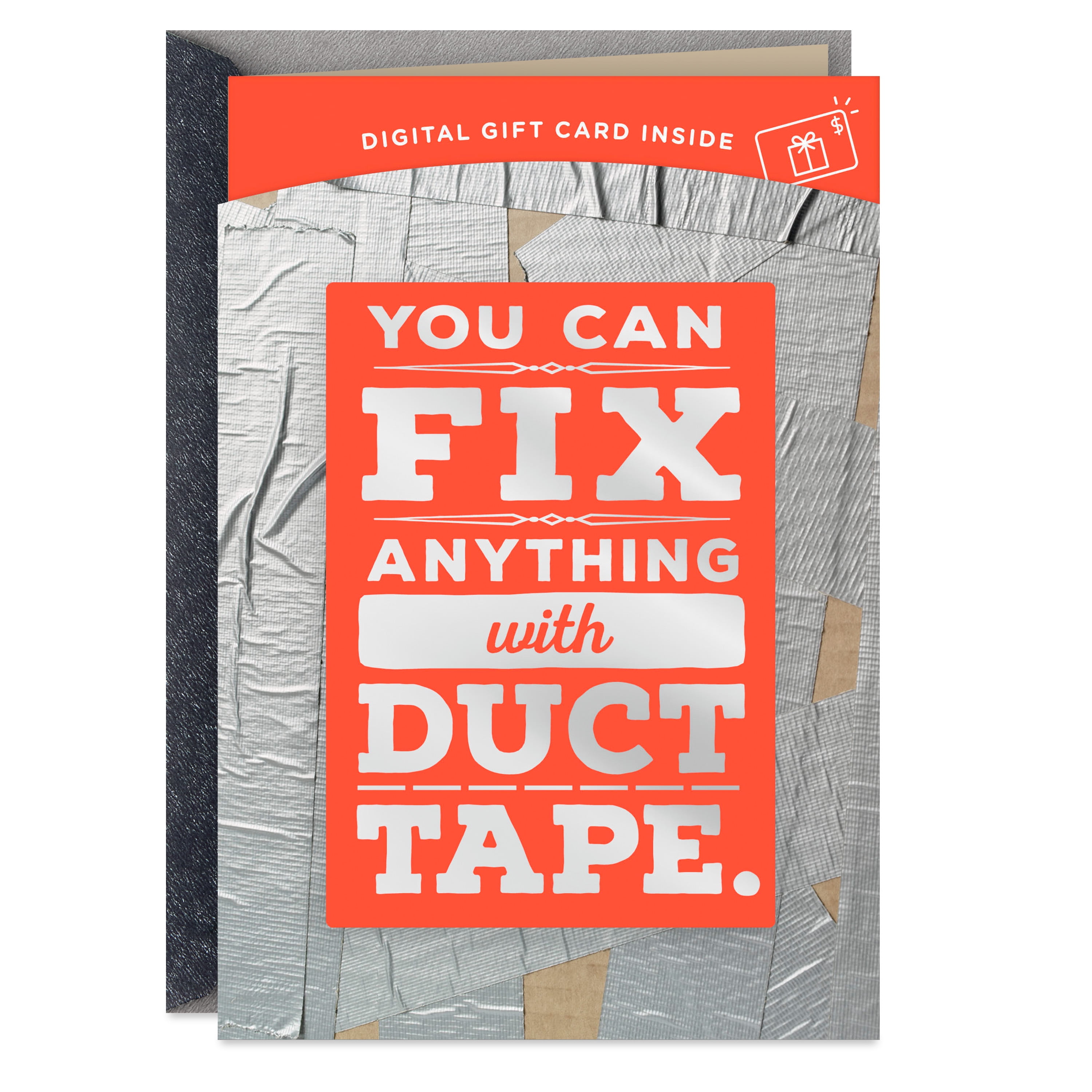 Hallmark Gift Card Greeting Funny Birthday Card for Him, Adult Humor (Duct Tape and Curse Words)
