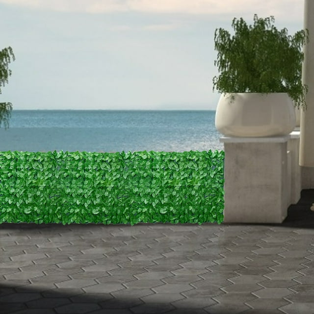 Rollo de cribado de hojas artificiales, protección contra la decoloración UV, cobertura para pared, paisajismo, valla de jardín, pantalla para balcón para decoración interior y exterior