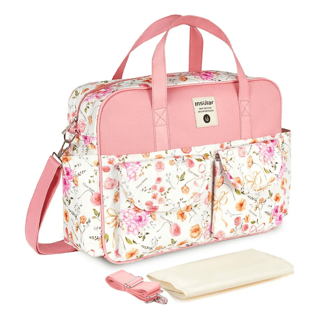 Pañaleras Modernas Multifuncional Mochila Impermeable Viaje Xtellar rosa