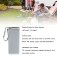 thumbnail image 4 of Mini Case Keychain Holder, Keychain Storage Container Aluminum Alloy Lightweight  for Travel Silver, 4 of 7