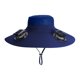thumbnail image 2 of Solar Powered Outdoor Fishing Hat with Adjustable 3 Speed Fan for Men - USB and Solar Charging, Breathable Mesh Sun Protection, 2 of 7
