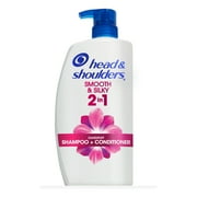 Head & Shoulders 2 in 1 Shampoo Conditioner, Smooth Silky, 31.4 fl oz
