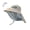 Gray, variant on Kids Wide Brim Sun Hat with Neck Flap Solar Fan Cute Bucket HatsToddler Girls Boys Summer Outdoor Beach Park School Cap Beige 3-10 Years