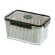 thumbnail image 2 of Contenedor de almacenamiento de alimentos de gran capacidad con cesta de drenaje | Caja de Guardián Fresco Hermética a Prueba de Fugas – Plástico Apto para Microondas y Lavavajillas | Blanco,, 2 of 6