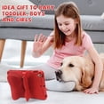 thumbnail image 5 of Kids Case for Apple iPad 9th 8th 7th Generation 2021/2020/2019 10.2 Inch, iPad Air 3rd Gen 10.5" Case, Cute Butterfly Rotating Stand Lightweight Kids Friendly Shockproof Case with Pencil Holder,Red, 5 of 6