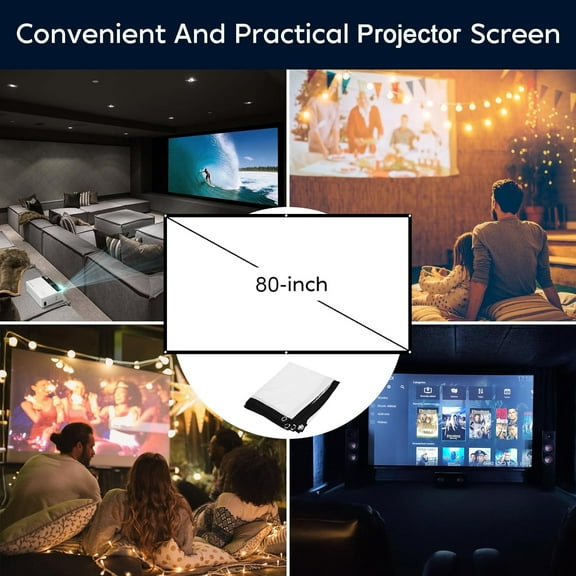 Projector with 1080P Full HD Support and 5.1 - Portable Home Theater System