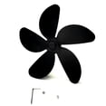 thumbnail image 1 of Ventilador de aleación de aluminio de 5 aspas, aspas de ventilador de estufa eléctrica, accesorios para ventilador de chimenea de interior, herramienta Baobao, 1 of 5