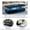 Black + Particle Board, variant on VIBE HAUS LED Coffee Table with Storage, Modern Center Table with 2 Drawers and Display Shelves, Accent Furniture with LED Lights for Living Room,Black
