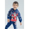 thumbnail image 4 of The Elf on the Shelf Christmas Toddler Boys Fleece Hoodie and Pants Outfit Set Blue 3T, 4 of 5