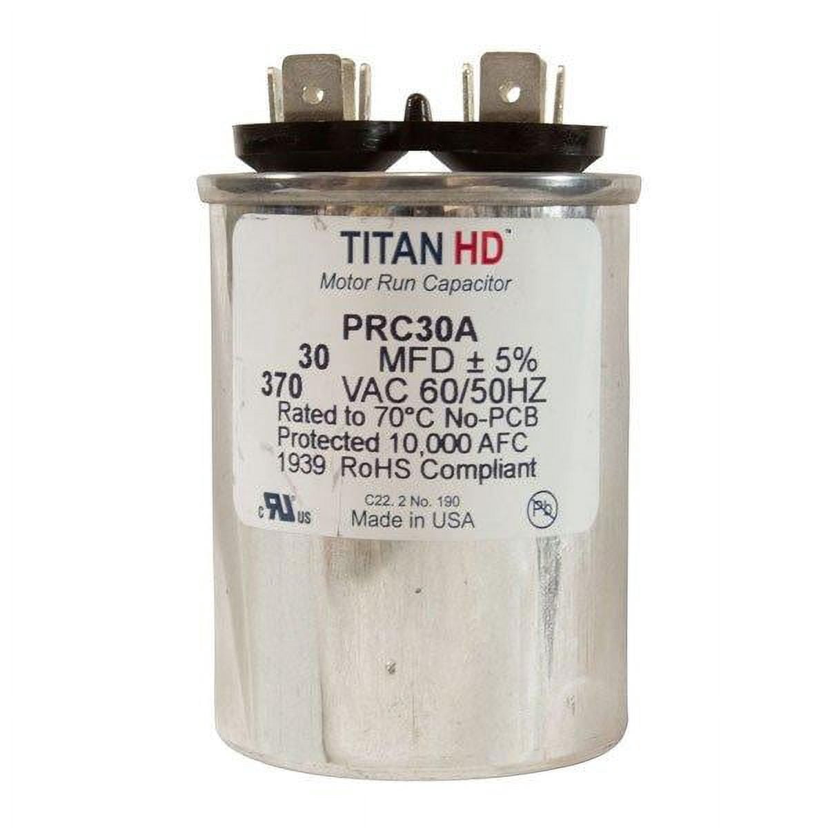 All Seals Inc. Run Capacitor, 30 MFD, 370V AS-274H