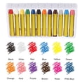 thumbnail image 3 of Cara 12 Colores Cuerpo Cara Pintura Palos Crayones Conjunto Colorido Pintura Pluma, 3 of 7