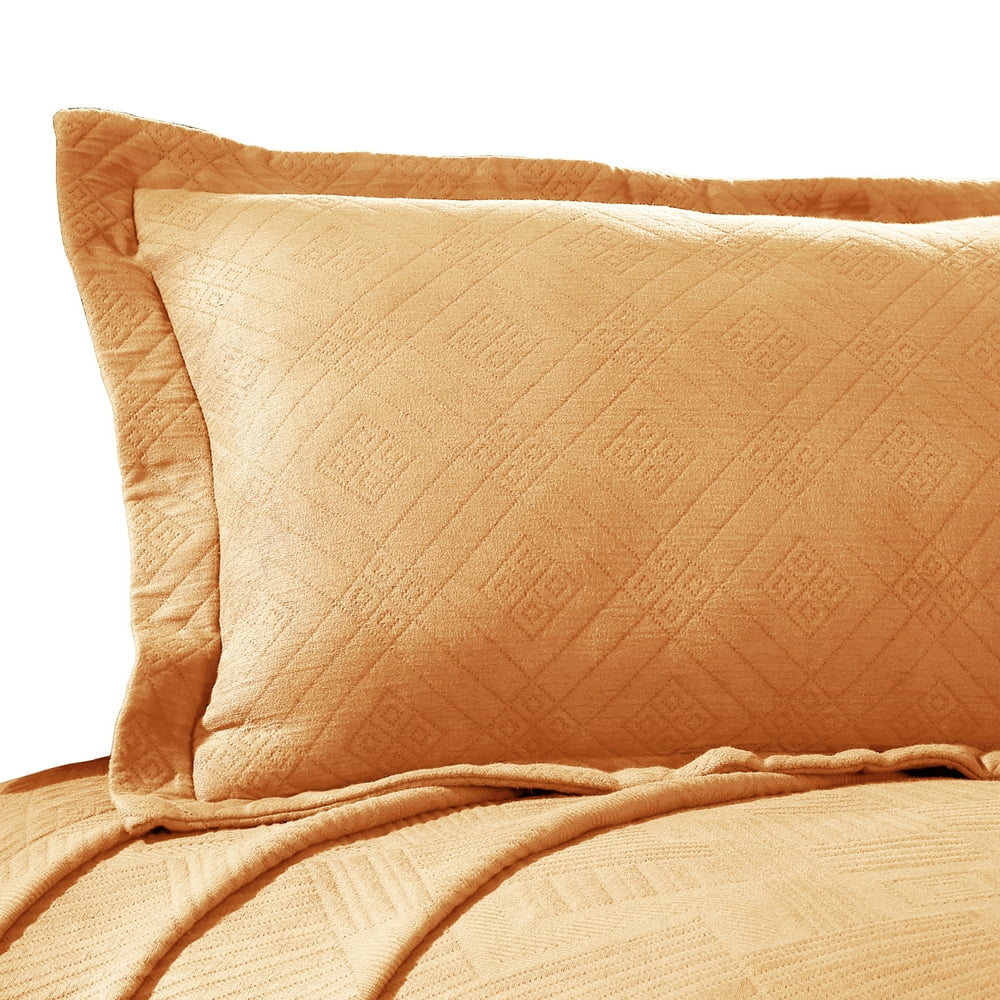 Cotton Jacquard Matelasse Modern Geometric Lightweight Bedspread Set