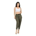 thumbnail image 5 of American Bazi Women's High Waist Double Cargo Jogger Pants RJH3808 - Olive - Large, 5 of 5