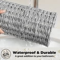 thumbnail image 3 of Toilet Paper Storage with Lid, Toilet Paper Holder Stand with Storage, Woven Basket for 3 Mega Rolls, Decorative Tissue Holder for Bathroom, Gray, 3 of 4
