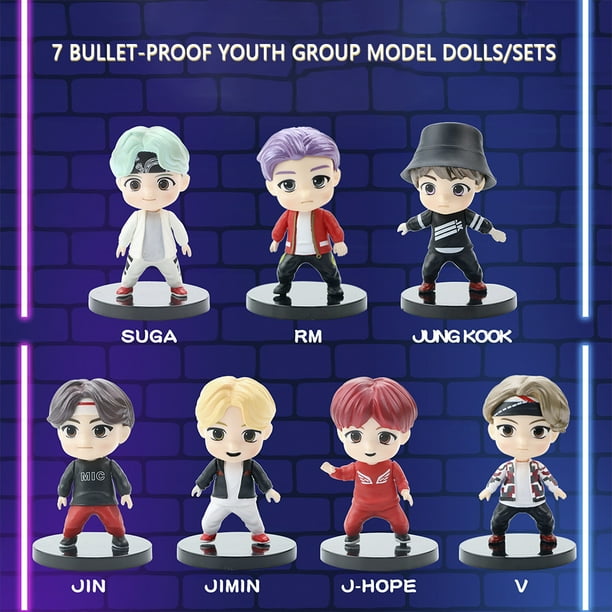 bts soft toys set