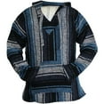 thumbnail image 3 of XINPING Mexican Hoodie – Classic Rug Pullover Sweater Hoodie for Men & Women Plus Size Hippie Surf Poncho Sweater Sweatshirt Pullover Unisex, 3 of 4