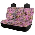 thumbnail image 2 of Pzuqiu Pink Tree Camo Pattern Car Seat Covers Full Set Breathable Front and Rear Seat Cover Set Anti-Slip Interior Accessories Interior Decor, 2 of 10