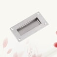 thumbnail image 2 of OUNONA Concealed Door Handle Made of Stainless Steel for Cabinet Drawer Silver Color Home Use 304 Material, 2 of 6