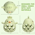thumbnail image 4 of 1 Pack Baby Teething Toys Soft Silicone, Baby Teethers for Babies 3-6 Months BPA Free, Anti-Drop Teething Mitten, 100% Food-Grade Silicone, Baby Chew Toys for Sucking Needs (Green), 4 of 5