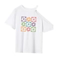 thumbnail image 3 of Camiseta para mujer jinwen Ropa de mujer Ajuste regular Manga corta S, 3 of 7
