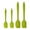 Green, variant on 4 Pcs Kitchen Cooking Silicone Spatula Set Heat Resistant Turners Scraper Baking Cooking Utensils Green