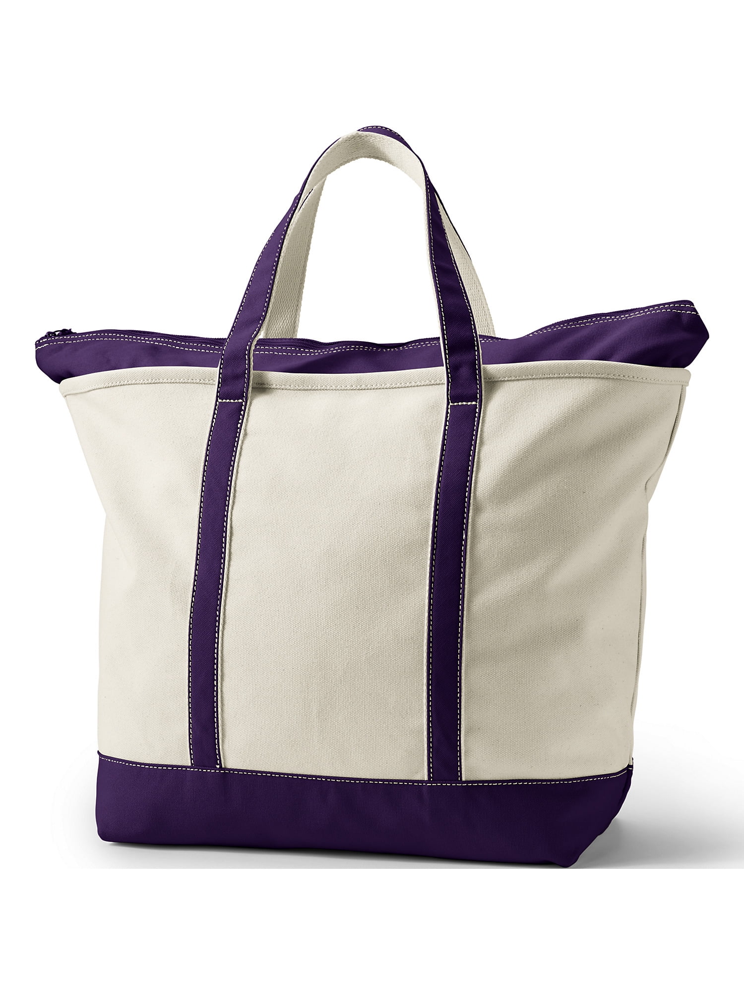 Lands end tote bag with zipper hotsell