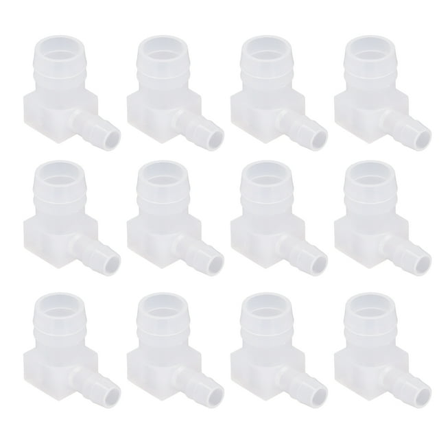 Conector de lengüeta para manguera de plástico Jadeshay 12 piezas PP