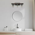 thumbnail image 4 of Lalia Home Farmhouse Rustic Wood Look 3 Light Bath Vanity, 4 of 9