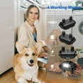 thumbnail image 2 of Superpop Dog Training Electric Collar with Remote Waterproof 2600ft LED Light Beep Vibration for 3 Dogs, 2 of 7