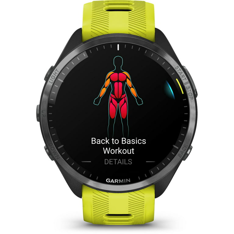 Marquee middelalderlig dommer Garmin Forerunner® 965 Running Smartwatch, Colorful AMOLED Display,  Training Metrics and Recovery Insights, Amp Yellow and Black - Walmart.com