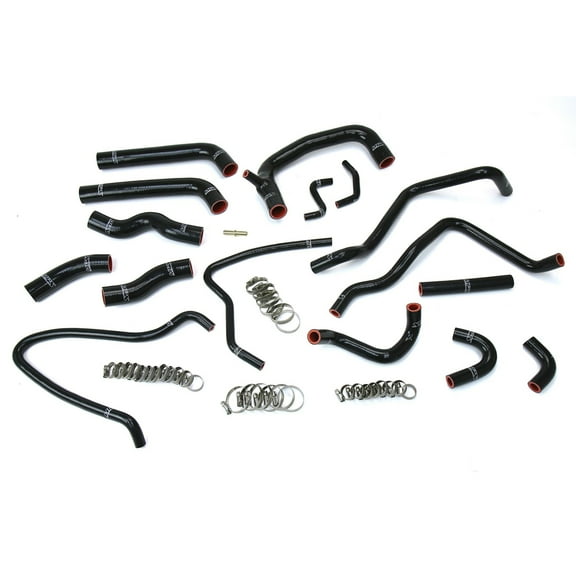HPS Reinforced Black Silicone Radiator Hose Kit Coolant for Toyota 00-05 MR2 Spyder
