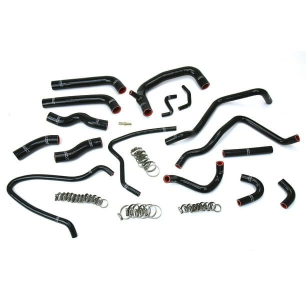 HPS Reinforced Black Silicone Radiator Hose Kit Coolant for Toyota 00