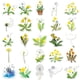 thumbnail image 5 of Pegatinas de vinilo impermeables con flores de diente de león, 50 unidades/lote, 5 of 5