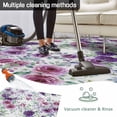 thumbnail image 5 of Purple Pink Roses Outdoor Rug for Patio/Deck/Porch, Non-Slip Large Area Rug 6 x 9 Ft, Spring Floral Elegant Pastoral Botanical Indoor Outdoor Rugs Washable Area Rugs, Camping Rug Carpet Runner, 5 of 8