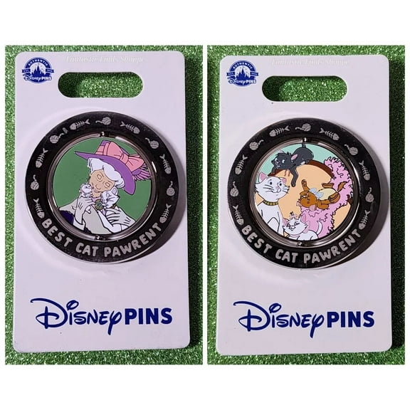 Disney Best Cat Pawrent Madame Adelaide Bonfamillle & The Aristocats Spinner Pin