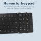 thumbnail image 2 of Teclados Teclado inalámbrico plegable BT5.1 Teléfono móvil Tableta PC Sistema triple Teclado portátil de cuero para negocios universal Tamaño de bolsillo Teclado inalámbrico BT portátil con panel táct, 2 of 8