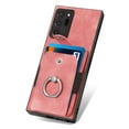 thumbnail image 6 of Compatible with Samsung Galaxy Note 20 Ultra Wallet Case with Card Holder, Premium PU Leather 360° Rotation Ring Holder Kickstand Shockproof Phone Case Cover for Galaxy Note 20 Ultra, Pink, 6 of 12