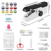 Portable DIY Mini Sewing Machine Electric Stitch Hand Travel Household