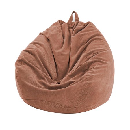 Classic Sofa Chair Cover Lazy Bean Bag Home Cozy Single Chair Unfilled Lounge Toys Storage Bean Bag