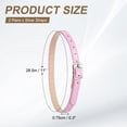 thumbnail image 2 of Uxcell 2 Pairs High Heel Shoe Straps, Detachable Ankle Shoelace Straps Replacement Shoelace Shoe Accessories for Women's Loose High Heels Slippers Sandals, Pink, 2 of 6