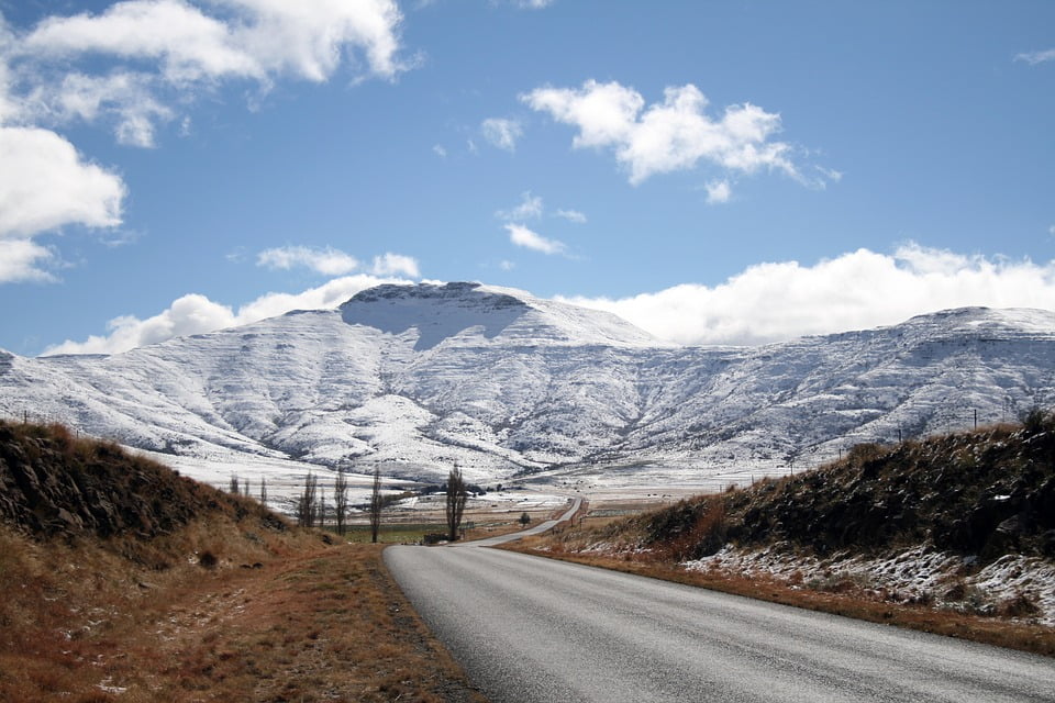 Eastern Cape Snow Winter South Africa Mountains12 Inch BY 18 Inch