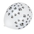 thumbnail image 3 of 20Pcs Animal Pattern Balloons Round Latex Balloons Decoration for Birthday/PartyWhite Dog Paw Pattern, 3 of 3