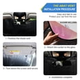 thumbnail image 2 of Pink Unicorn and Rainbow Car Windshield Sun Shade Reflector Sunshade Foldable for Front Keeps Vehicle Cool, 2 of 8