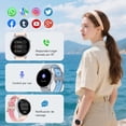 thumbnail image 5 of FreshFun Smartwatch, Pantalla AMOLED de 1.43" Reloj Inteligente con Llamada Bluetooth, 100+ Modos Deportivos, Monitoreo de Frecuencia Cardíaca, Oxígeno y Presión, 2 Correas de Reloj, 5 of 5