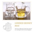 thumbnail image 3 of Minkissy 3Pack Honey Jars For Home Transparent Acrylic Honey Table Dispenser For Household Users, 3 of 7
