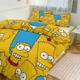 thumbnail image 6 of Simpsons Printing Bedding Sets Decorative 3 Pieces Bedding Set(1 Duvet Cover Set 2 Pillow Shams) 79"x90", 6 of 8