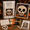 Spooky Skull5_A2, variant on Spooky Skull Halloween Fabric Weaving Kit, Halloween Designs DIY Craft Kit, Relaxing Hands-On Seasonal Art Project for Tabletop & Shelf Display