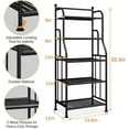 Shelving Unit Bakers Rack Metal Storage Shelves Laundry Shelf Organizer