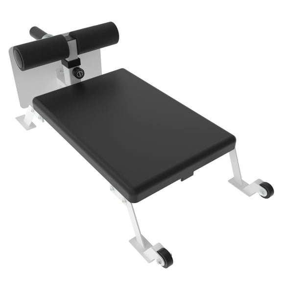 Nordic Curl Machine,Hamstring & Glute Bench Adjustable with Wheels, Nordic Bench for Home Gym
